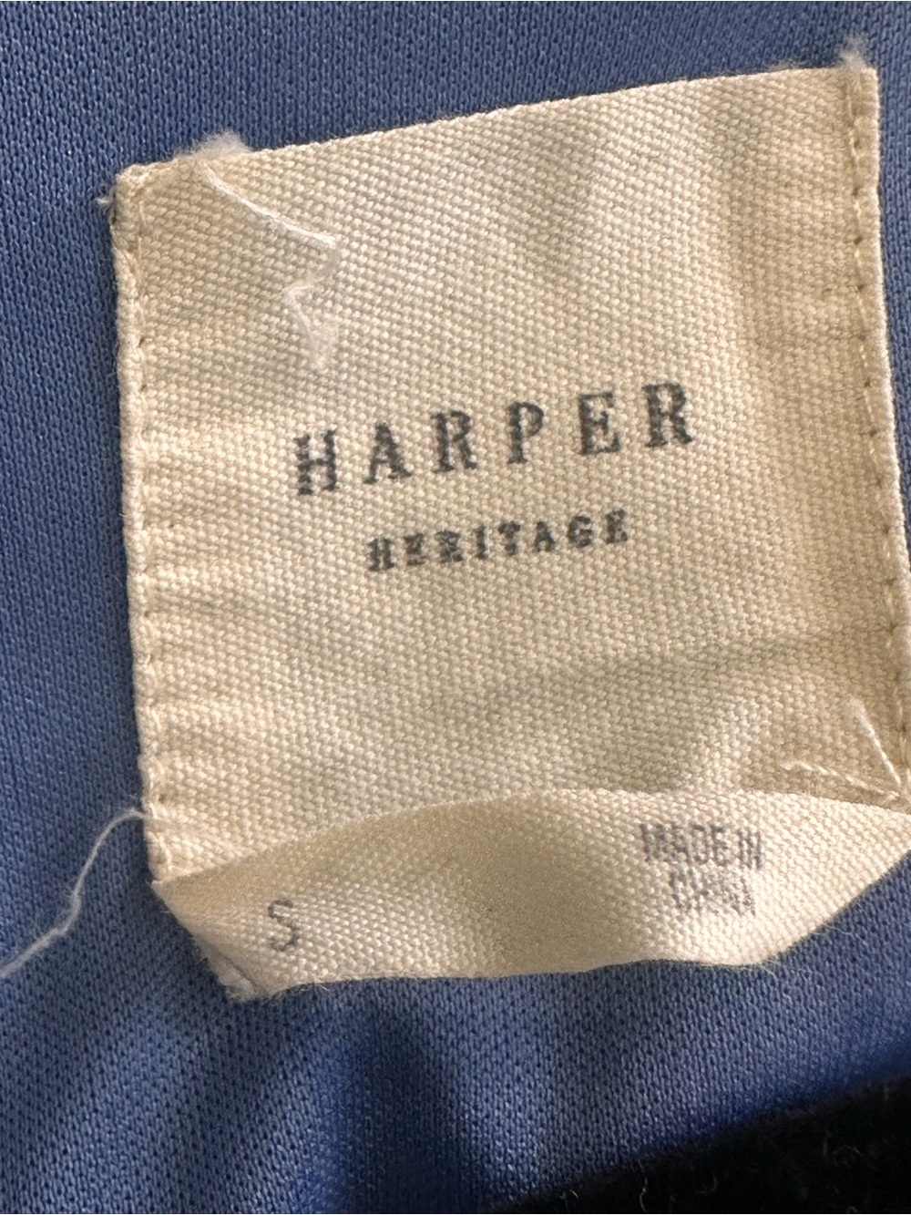 Harper Blue and White Striped Wrap Dress - Picture 4 of 4
